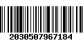 Código de Barras 2030507967184