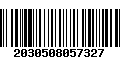 Código de Barras 2030508057327