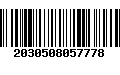Código de Barras 2030508057778