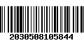 Código de Barras 2030508105844