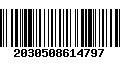 Código de Barras 2030508614797