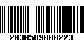 Código de Barras 2030509000223