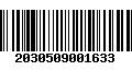 Código de Barras 2030509001633