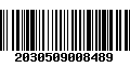 Código de Barras 2030509008489