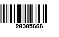 Código de Barras 20305666