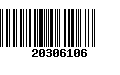 Código de Barras 20306106