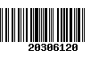 Código de Barras 20306120