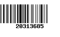 Código de Barras 20313685