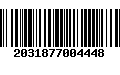 Código de Barras 2031877004448