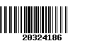 Código de Barras 20324186