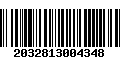 Código de Barras 2032813004348