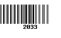 Código de Barras 2033