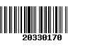 Código de Barras 20330170