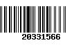 Código de Barras 20331566