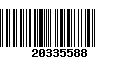 Código de Barras 20335588