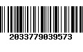 Código de Barras 2033779039573