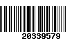 Código de Barras 20339579