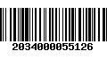 Código de Barras 2034000055126