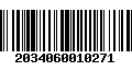 Código de Barras 2034060010271