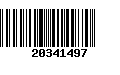 Código de Barras 20341497