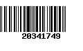 Código de Barras 20341749