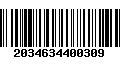 Código de Barras 2034634400309