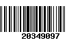 Código de Barras 20349097