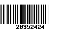 Código de Barras 20352424