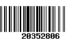 Código de Barras 20352806