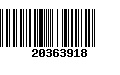 Código de Barras 20363918