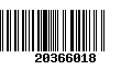 Código de Barras 20366018