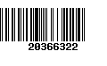 Código de Barras 20366322