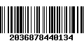 Código de Barras 2036878440134