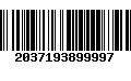 Código de Barras 2037193899997