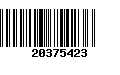 Código de Barras 20375423