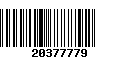 Código de Barras 20377779