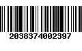 Código de Barras 2038374002397