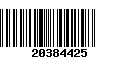 Código de Barras 20384425