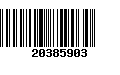 Código de Barras 20385903