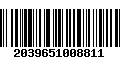 Código de Barras 2039651008811