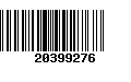 Código de Barras 20399276