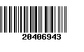 Código de Barras 20406943