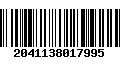 Código de Barras 2041138017995