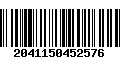 Código de Barras 2041150452576