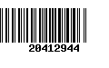 Código de Barras 20412944