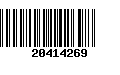 Código de Barras 20414269