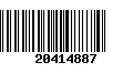 Código de Barras 20414887