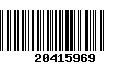 Código de Barras 20415969