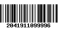 Código de Barras 2041911099996