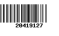 Código de Barras 20419127